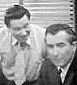 Peter Jones and Reg Varney in 'The Rag Trade'