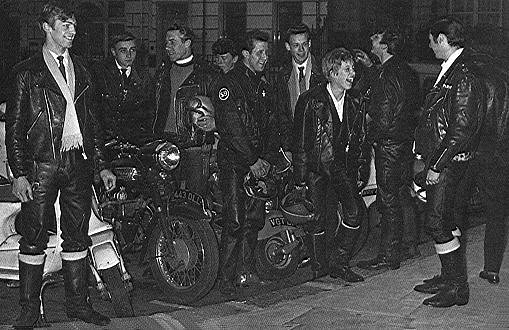 mods and rockers. A couple of mod and one rocker