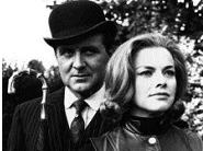 Patrick Macnee and Honor Blackman