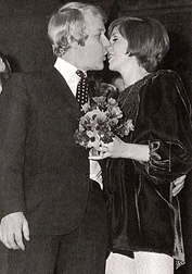 Cilla Black and Bobby Willis