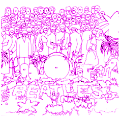Sgt Pepper Album Cover Map