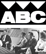 ABC TV logo and the jury panel
