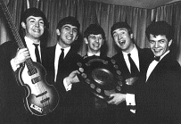 Bill Harry with The Beatles